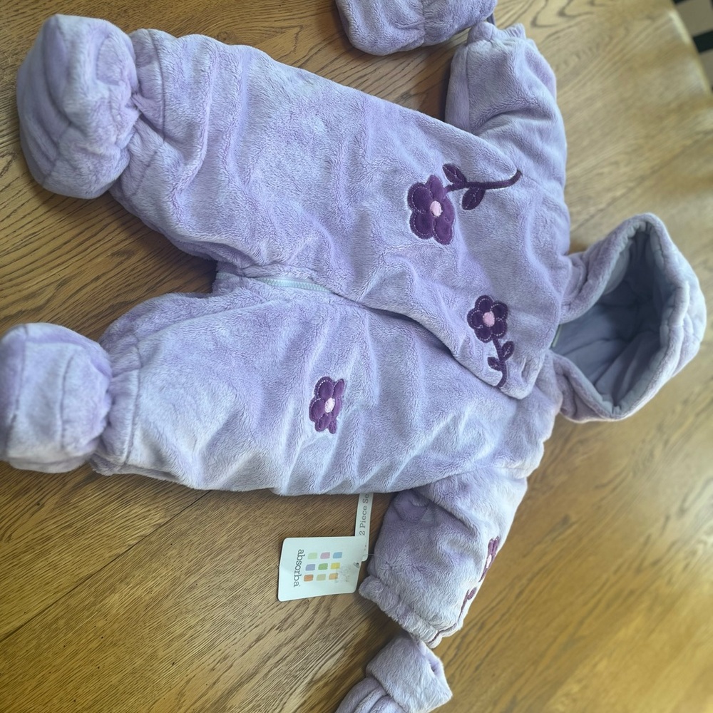 Baby girl snow suit